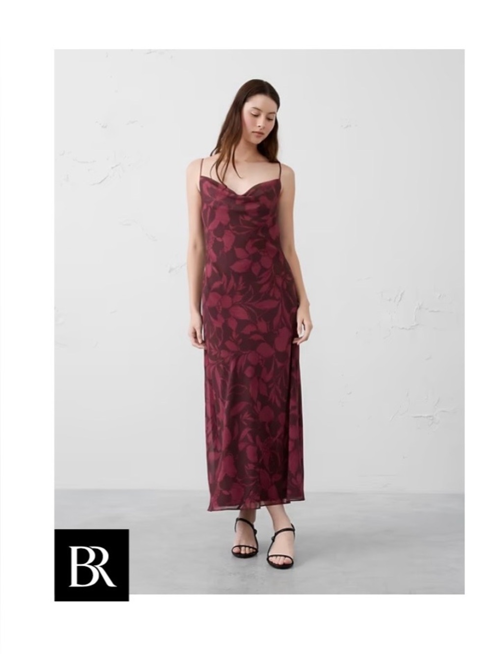 Banana Republic Chiffon Maxi Dress